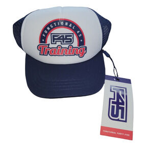 Functional F45 Training Trucker Navy/White Baseball Trucker Hat OSFM